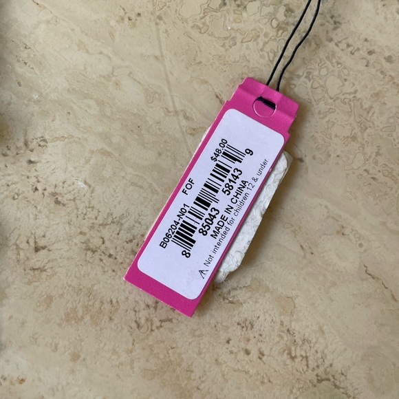 Betsey Johnson Horse Shoe + Feather Necklace - Picture 7 of 7